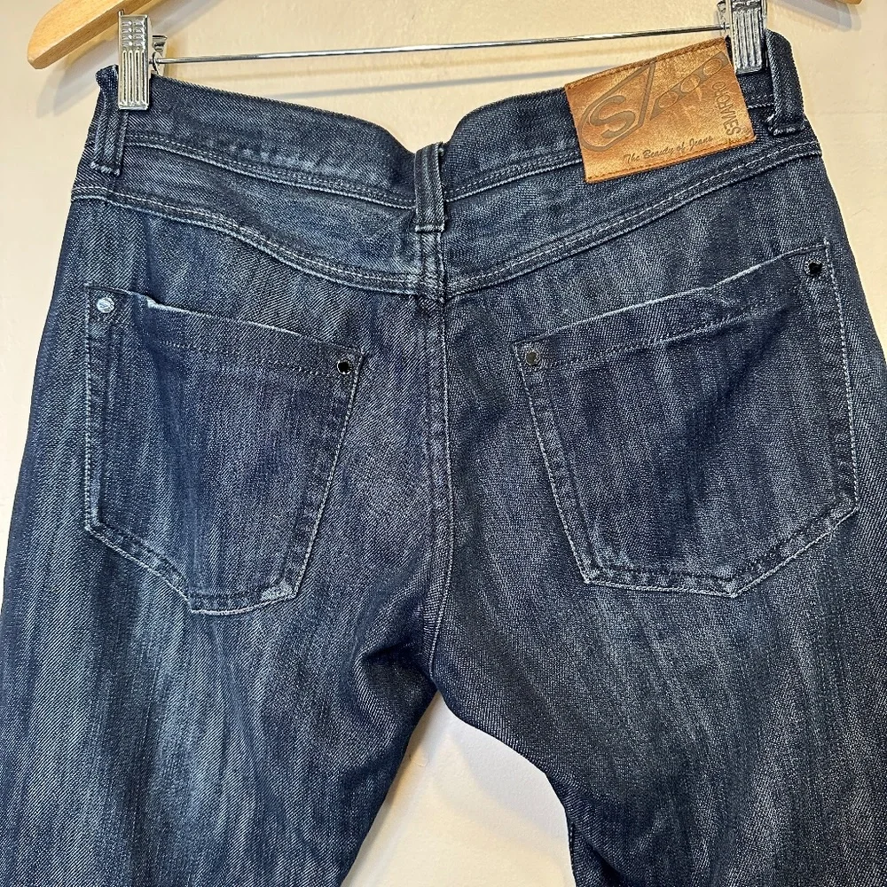 Semaforo Guido Dark Wash Button Fly Y2K Jersey Shore Streetwear Jeans